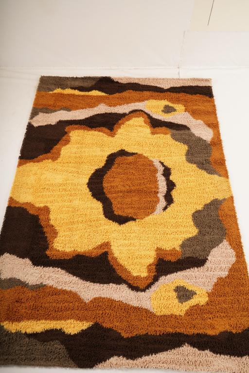 Austrian Galaxy Collection MidCentury Wool Rya Rug (1 of 5)