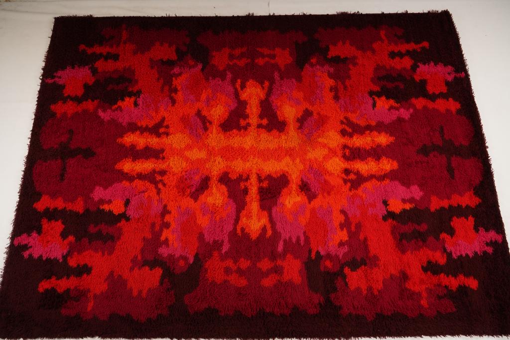 Austrian Thor MidCentury Wool Rya Rug (1 of 5)