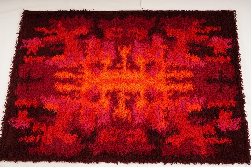 Austrian Thor MidCentury Wool Rya Rug (1 of 5)