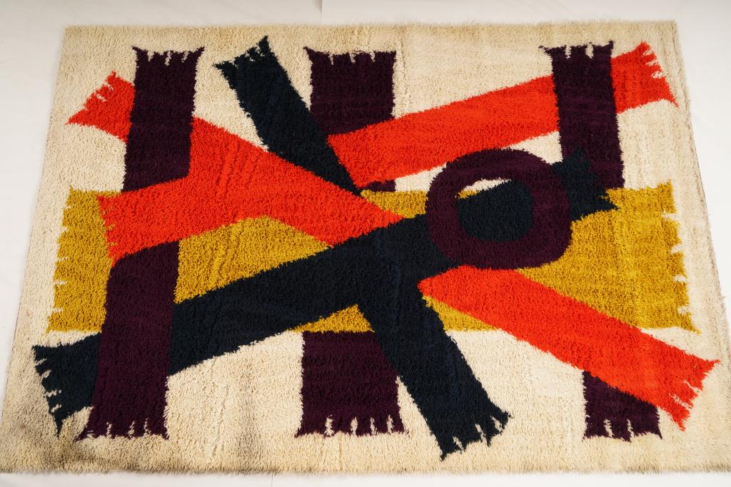 Danish MidCentury Ege Boutique Wool Rya Rug (1 of 6)