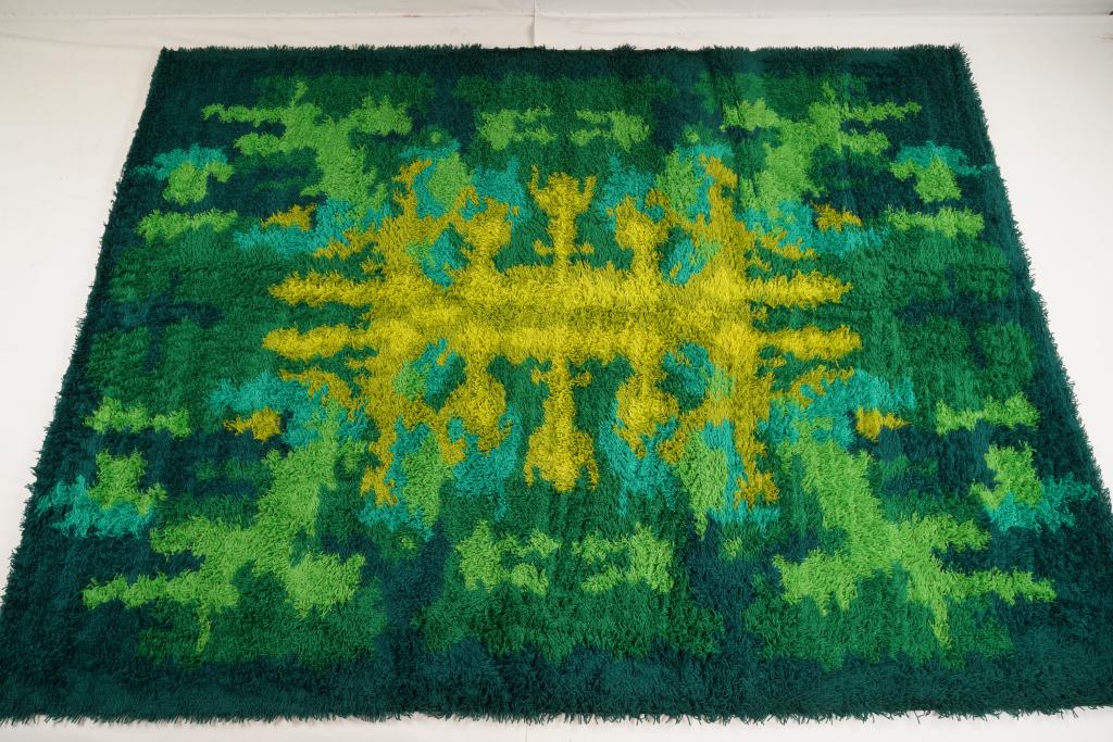 Austrian Carmen MidCentury Wool Rya Rug (1 of 5)