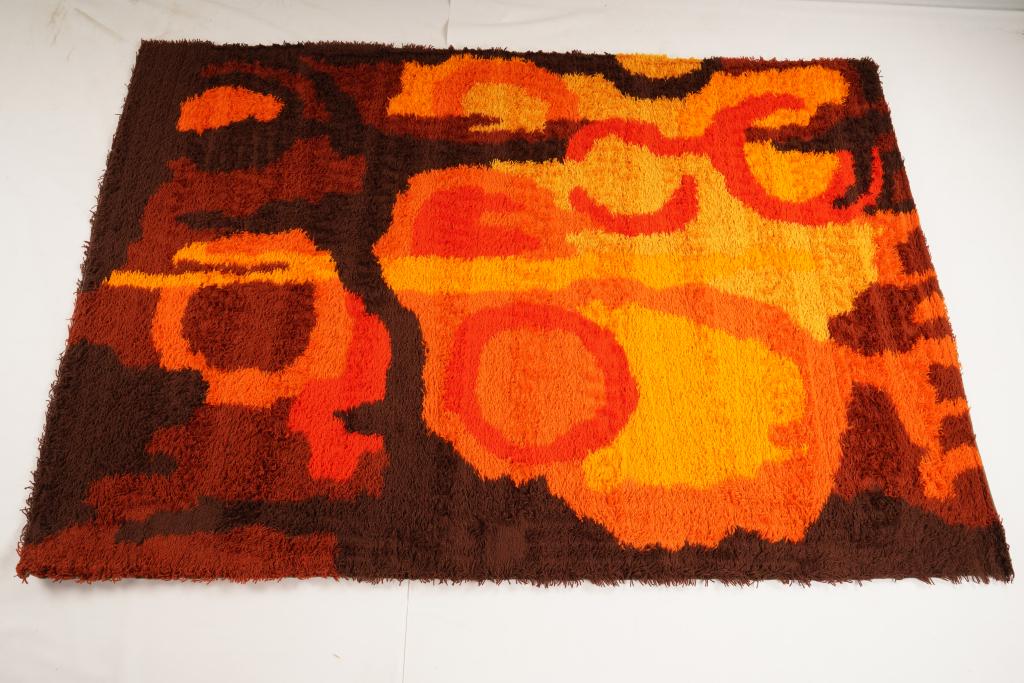 Austrian Carmen MidCentury Wool Rya Rug (1 of 5)