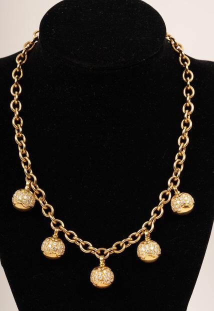 Colpo & Zilio 18K Gold Diamond Necklace 85.3g (1 of 5)