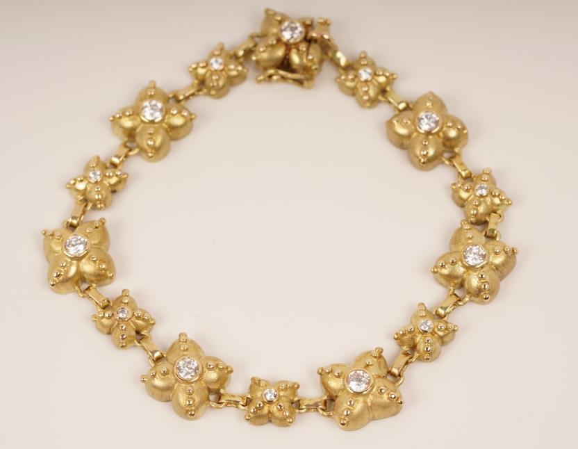 MAZ 14K Gold Diamond Bracelet (1 of 4)