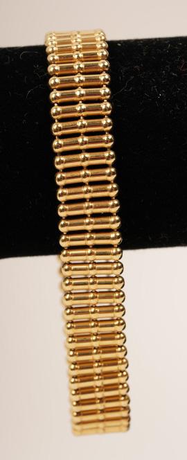 14K Gold Italy Bracelet 26.3g (1 of 4)