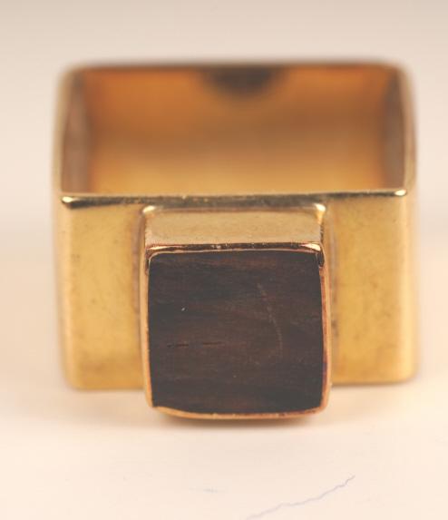 Cartier 18K Gold Dinh Van MidCentury Ring (1 of 3)