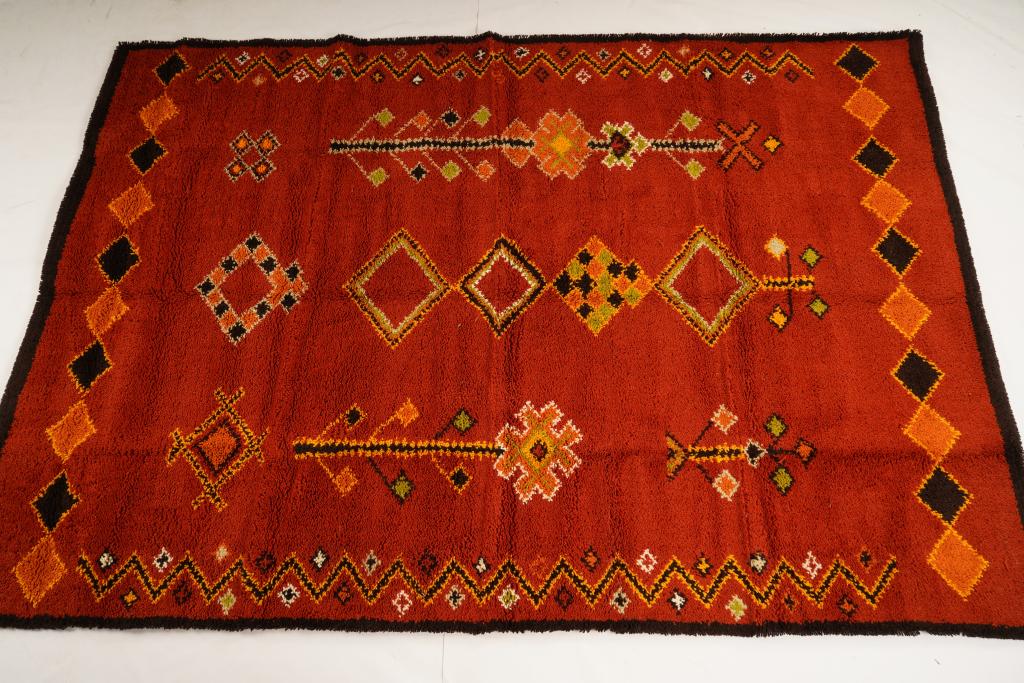 Austrian Eybl Marokko Acrylic/Vinyl MidCentury Rug (1 of 5)