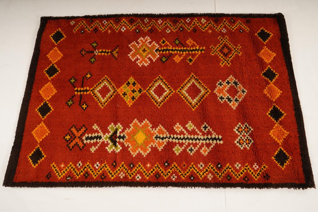Austrian Eybl Marokko Acrylic/Vinyl MidCentury Rug (1 of 5)