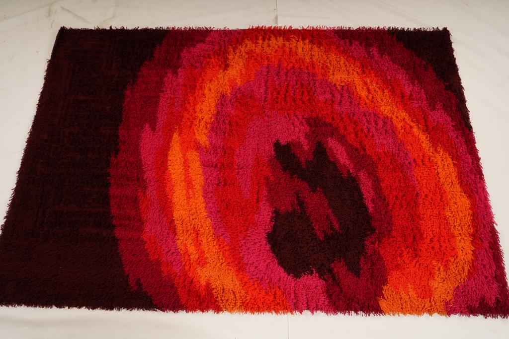 Austrian Thor Eybl MidCentury Wool Rya Rug (1 of 5)