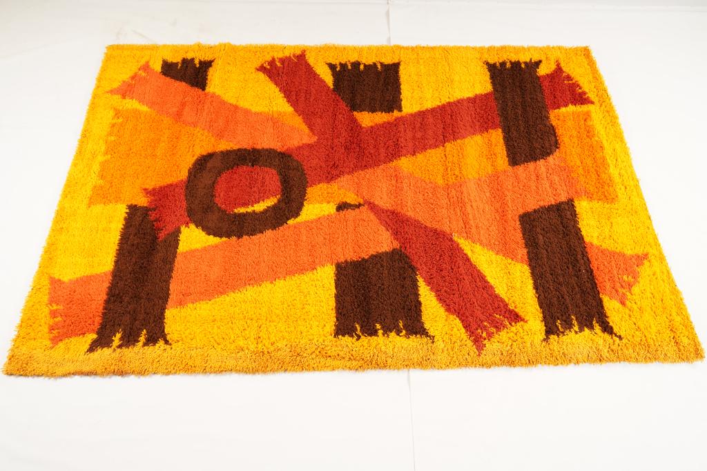 Danish MidCentury Ege Boutique Wool Rya Rug (1 of 5)