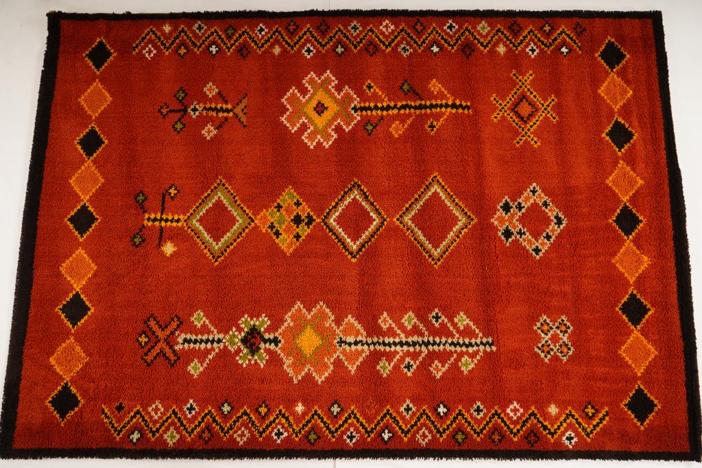 Austrian Eybl Marokko MidCentury Wool Rya Rug (1 of 5)