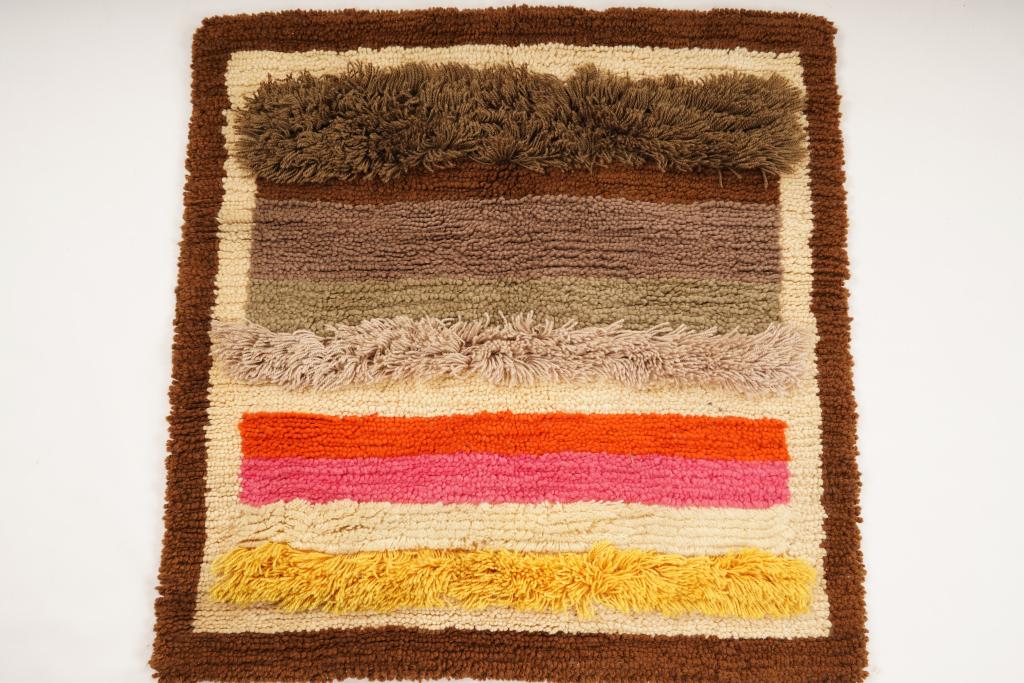 Modernist Wall Rug Cromwell Tefzet, S. Doege, Germany, (1 of 5)