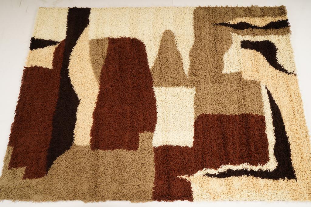 Danish Dania Rya MidCentury Wool Rya Rug (1 of 5)