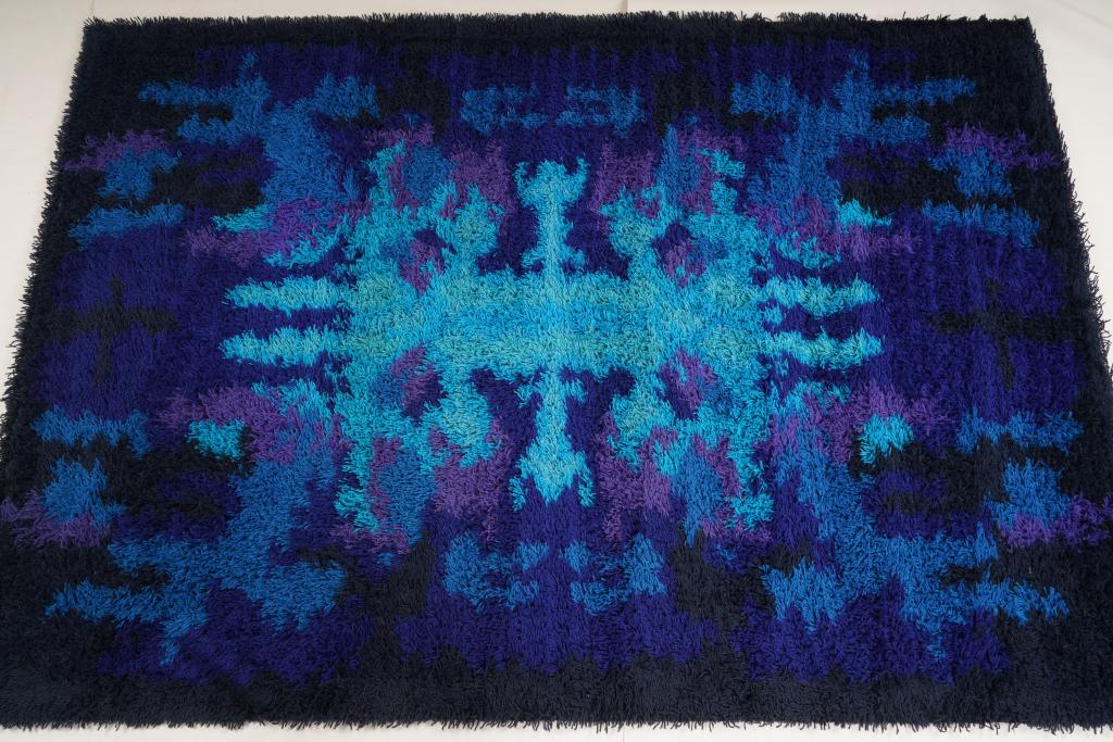 Austrian Thor MidCentury Wool Rya Rug (1 of 5)
