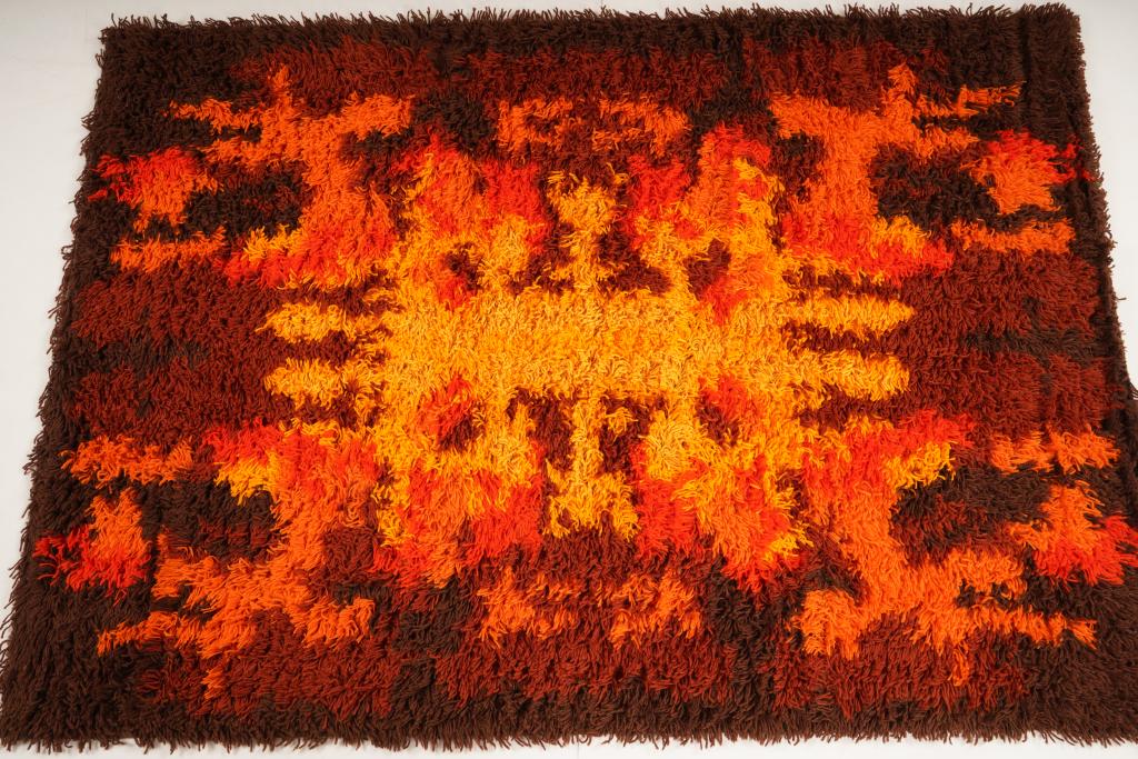 Austrian Thor MidCentury Wool Rya Rug (1 of 5)