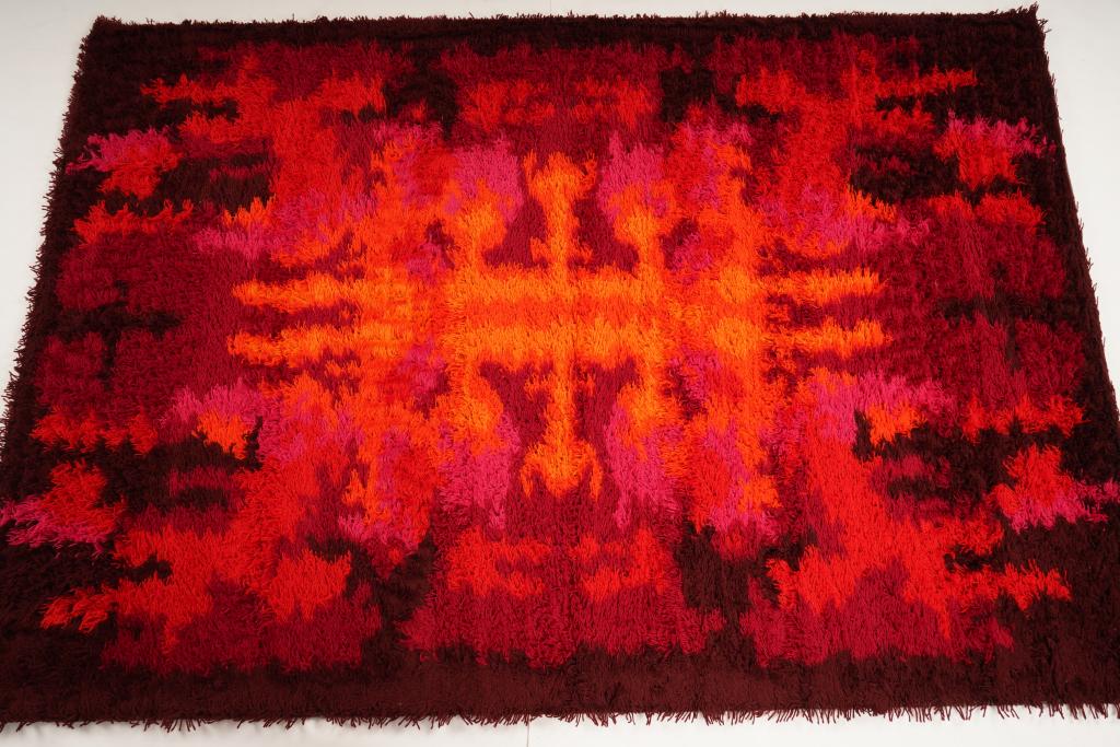 Austrian Thor MidCentury Wool Rya Rug (1 of 5)