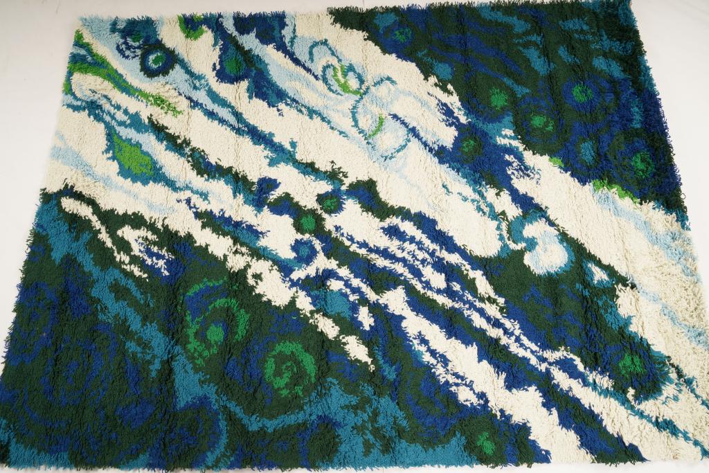 Danish MidCentury Ege Vanguard Wool Rya Rug (1 of 5)