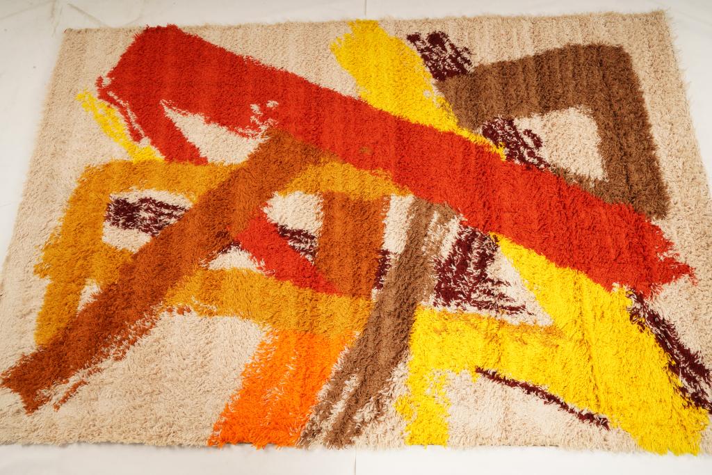 English Concepts Intl. Freeman Wool MidCentury Rya Rug (1 of 5)