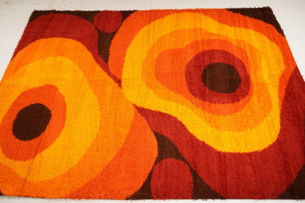 Danish Ege Boutique Wool MidCentury Rya Rug (1 of 5)