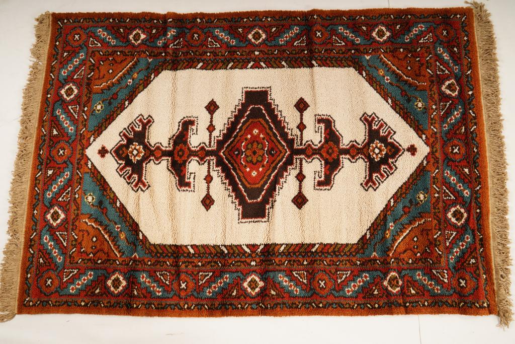 Austrian Eybl Kaukase Wool MidCentury Rug (1 of 5)