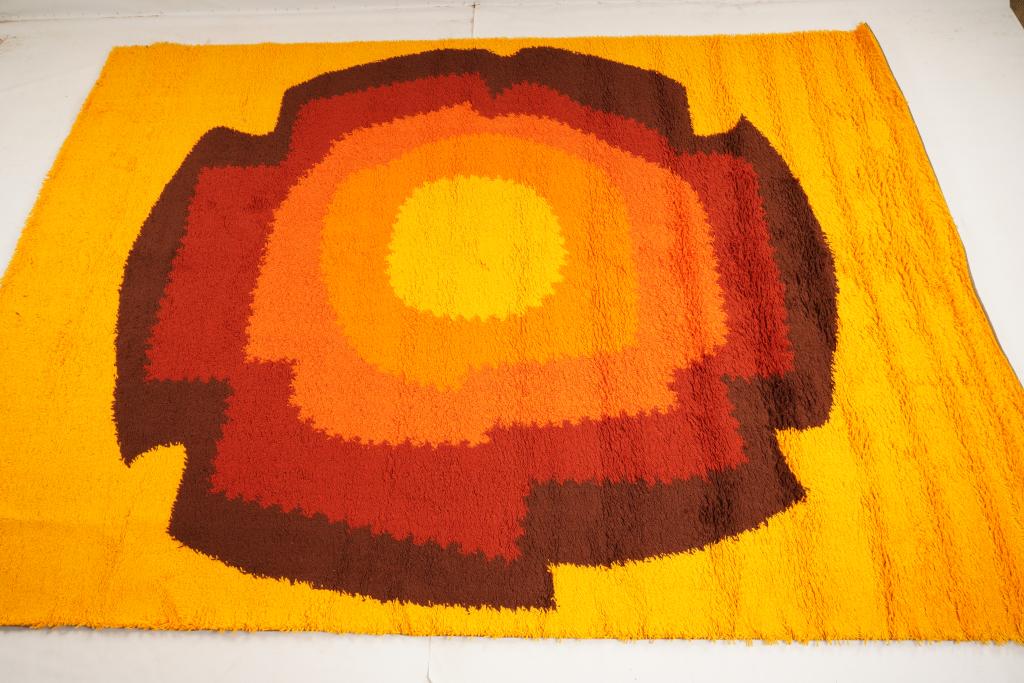 Danish Ege Boutique Wool MidCentury Rya Rug (1 of 5)