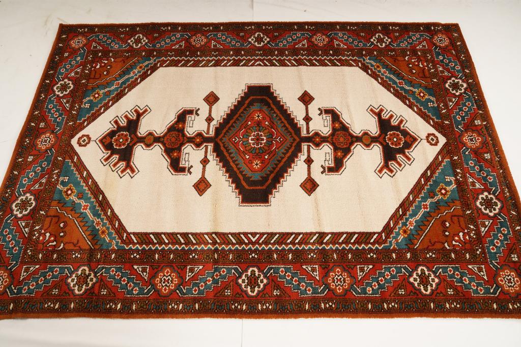 Austrian Eybl Kaukase Wool MidCentury Rug (1 of 5)