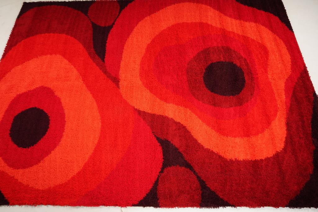 Danish Ege Boutique Wool MidCentury Rya Rug (1 of 5)