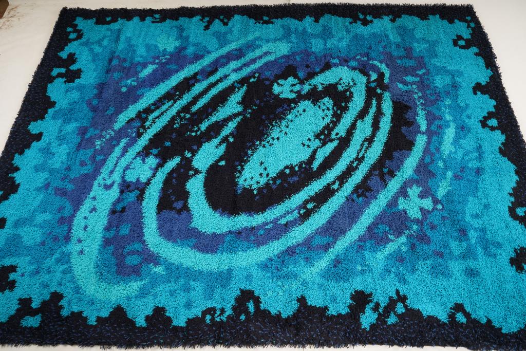 Danish Dania Taepper Wool MidCentury Rya Rug (1 of 5)