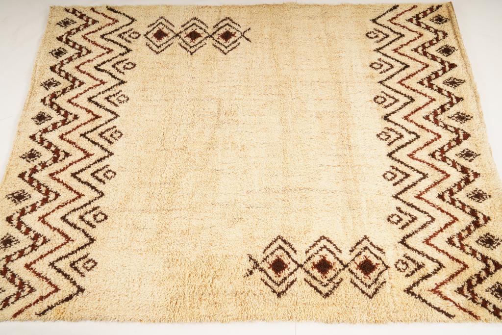 Danish Rug Corp. Wool MidCentury Rya Rug (1 of 5)