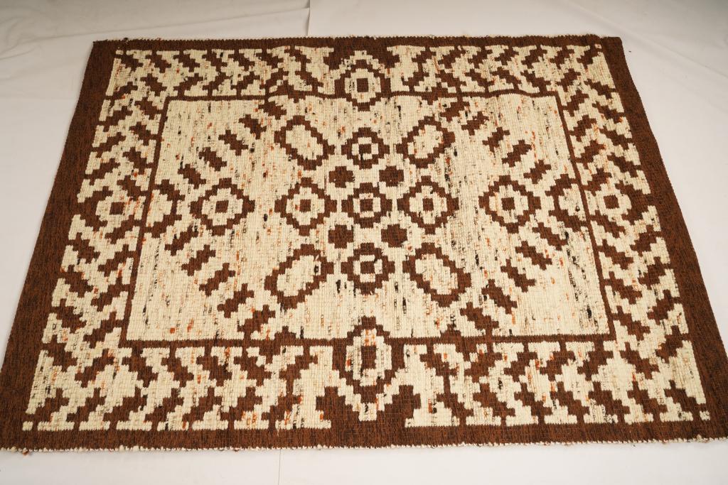 Swedish Tabergs MidCentury Reversible Wool Rug (1 of 5)