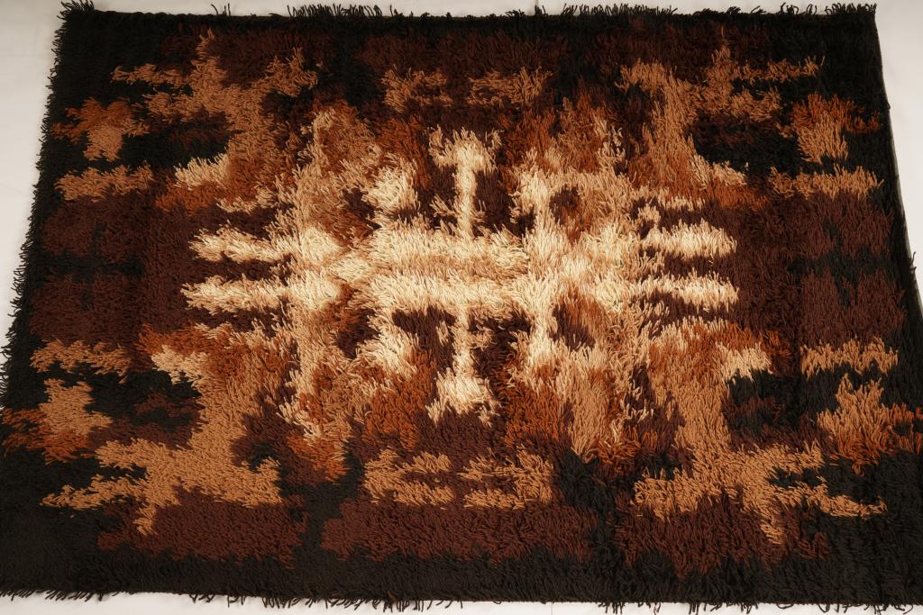 Austrian Thor MidCentury Wool Rya Rug (1 of 5)