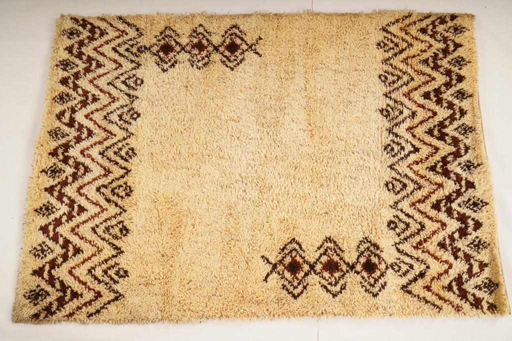 Danish Rug Corp. Wool MidCentury Rya Rug (1 of 5)