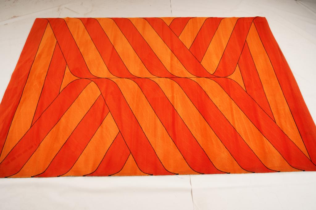 French Vasco Tapisift Wool MidCentury Rug (1 of 5)