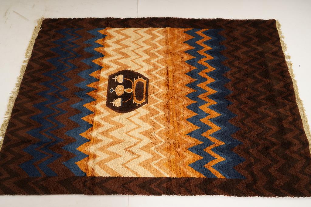 Danish Ege Berber deLuxe Wool MidCentury Rya Rug (1 of 5)