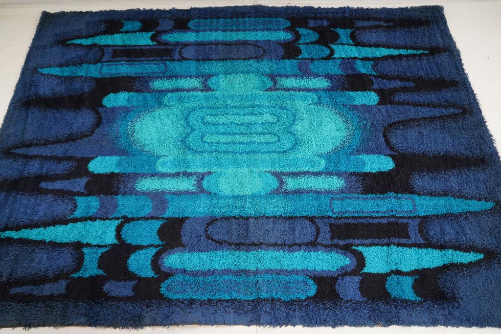 Danish Dania Taepper Wool MidCentury Rya Rug (1 of 5)