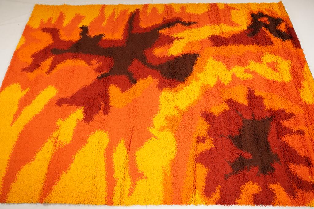 Danish Ege Boutique Wool MidCentury Rya Rug (1 of 5)