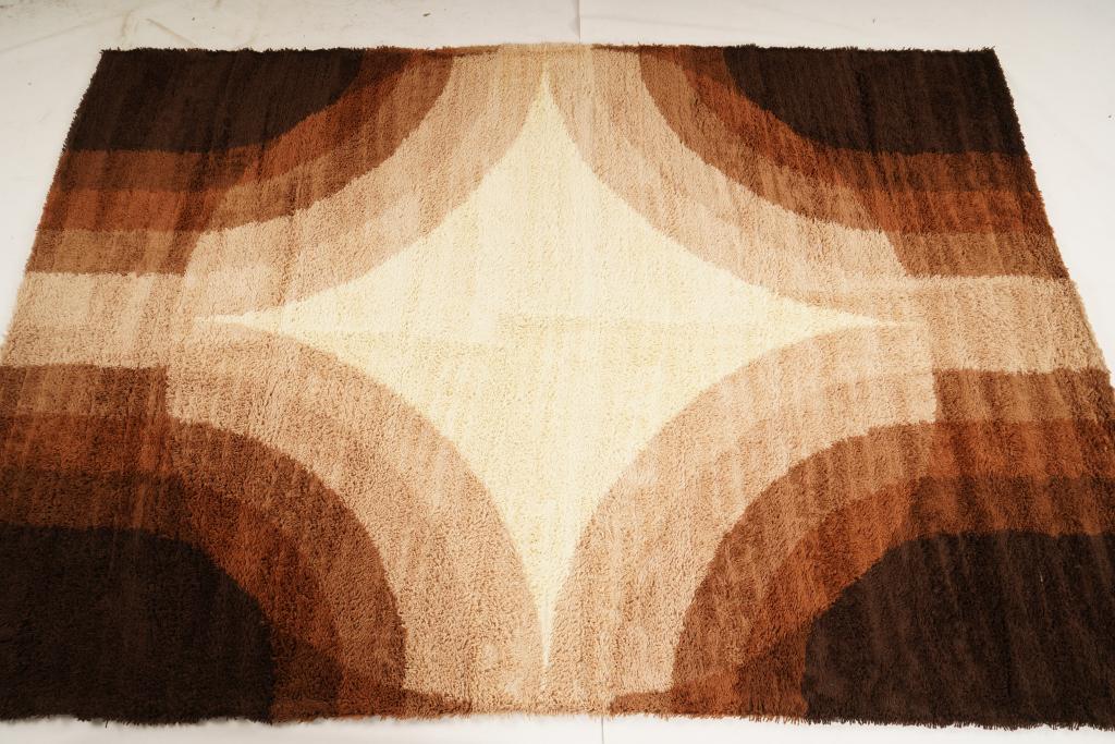 Netherlands Bergoss MidCentury Wool Rug (1 of 6)