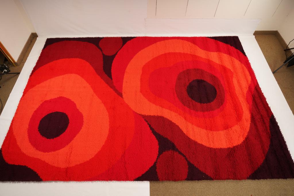 Danish Ege Boutique Wool MidCentury Rya Rug (1 of 5)
