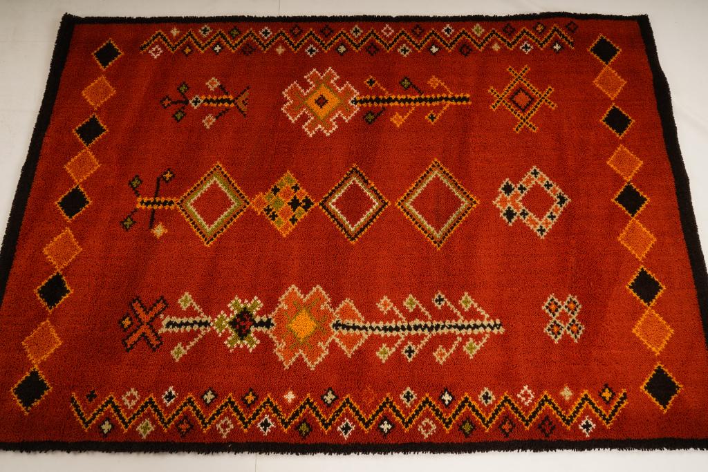 Austrian Eybl Marokko MidCentury Wool Rya Rug (1 of 5)