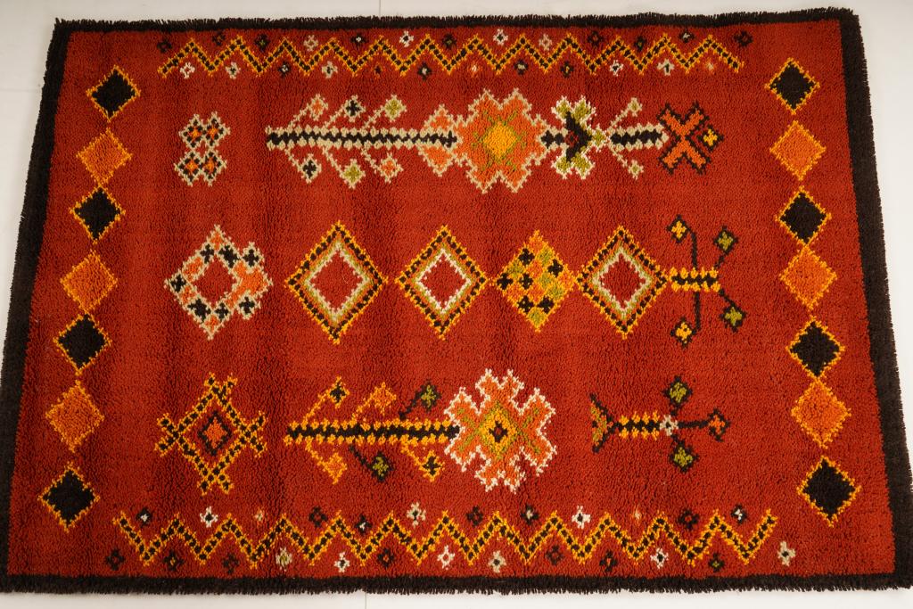 Austrian Eybl Marokko MidCentury Wool Rya Rug (1 of 5)