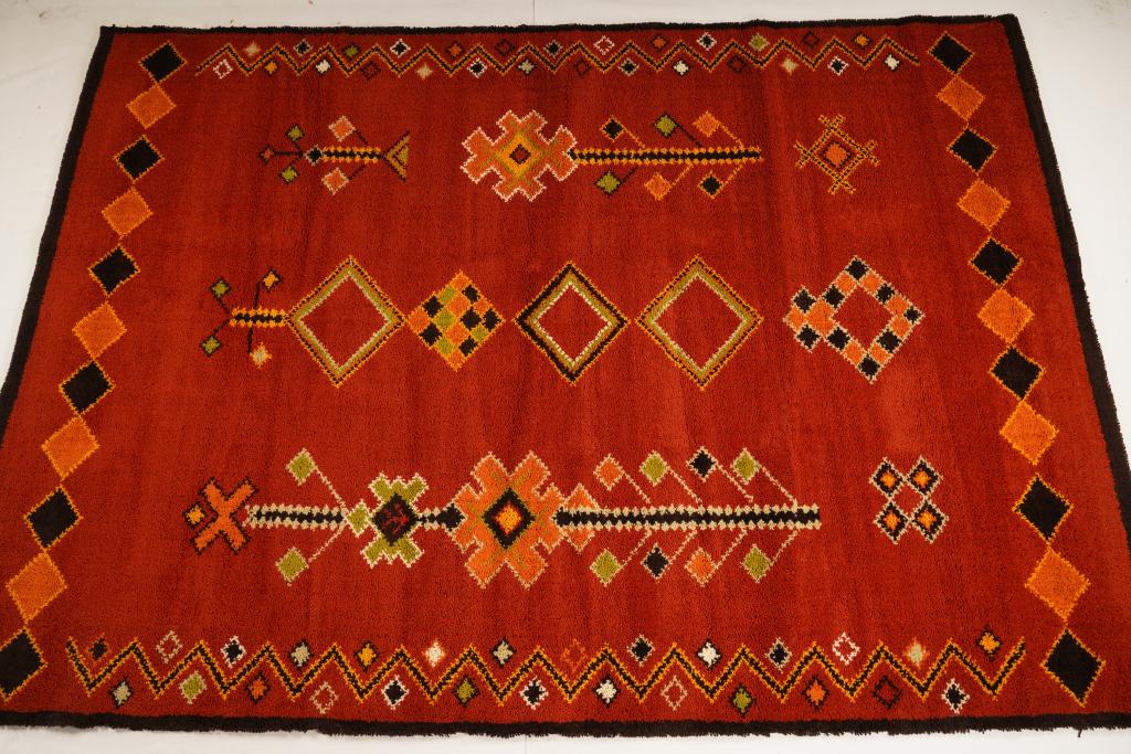 Austrian Eybl Marokko MidCentury Wool Rya Rug (1 of 5)