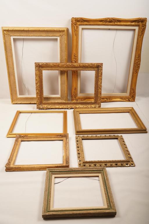 Collection of Gilt Carved Picture Frames (1 of 6)