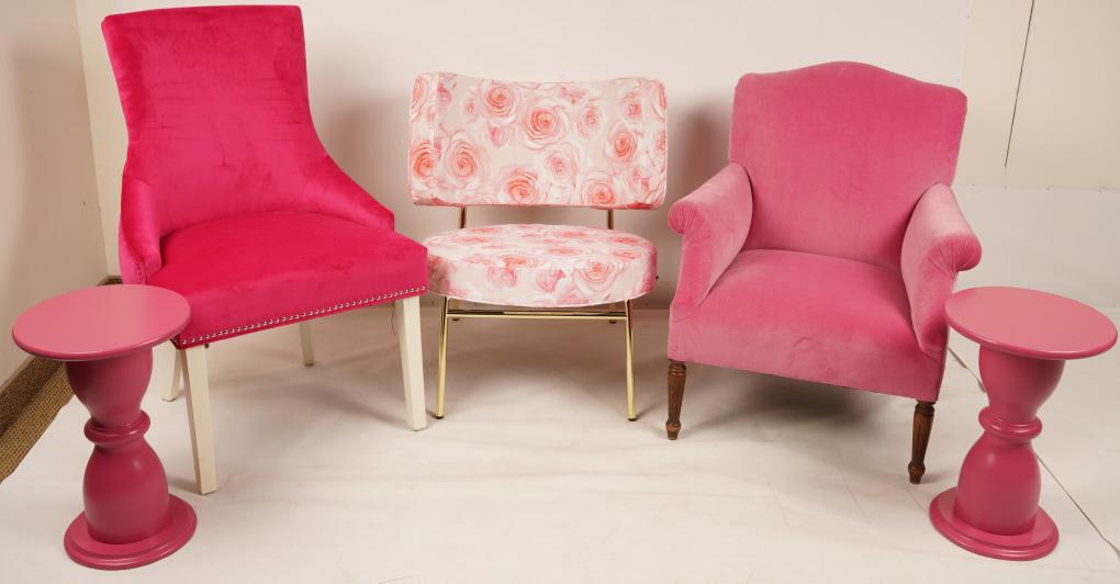Five Piece Boudoir Seating Group (1 of 9)
