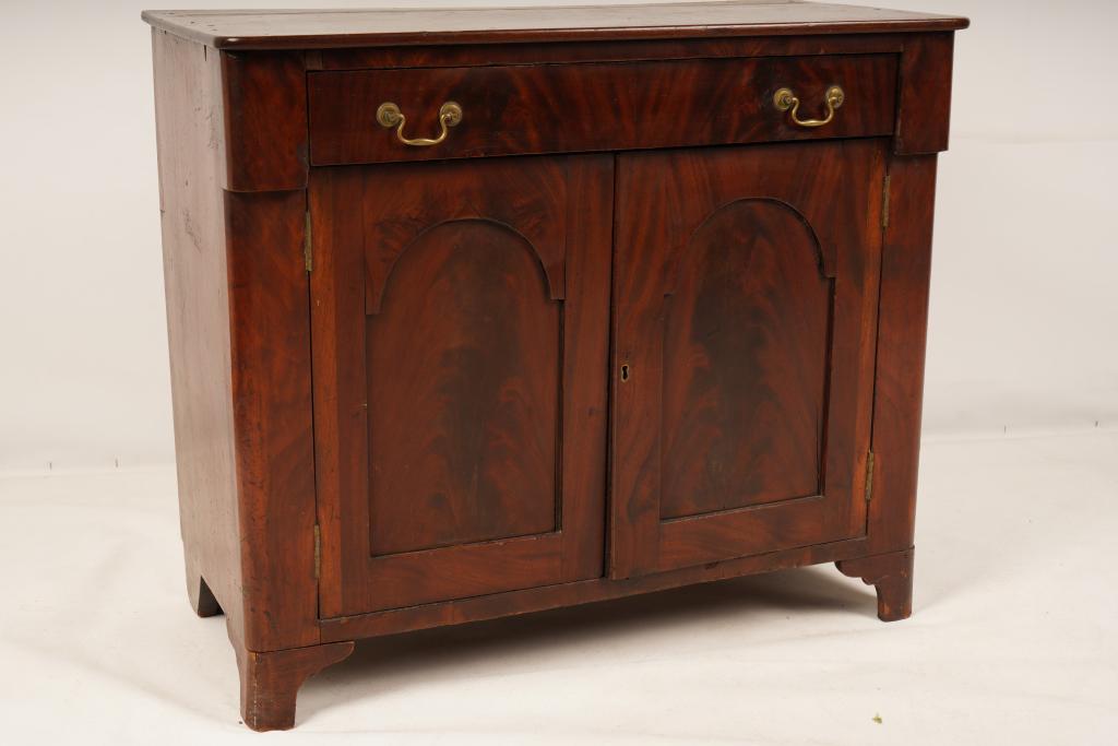 19thC Mahogany Side Cabinet (1 of 7)