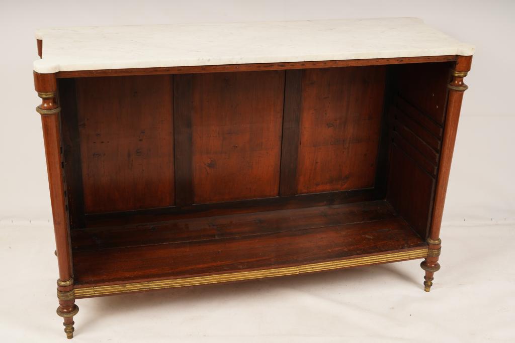 French Empire Style Marble Top Credenza (1 of 4)