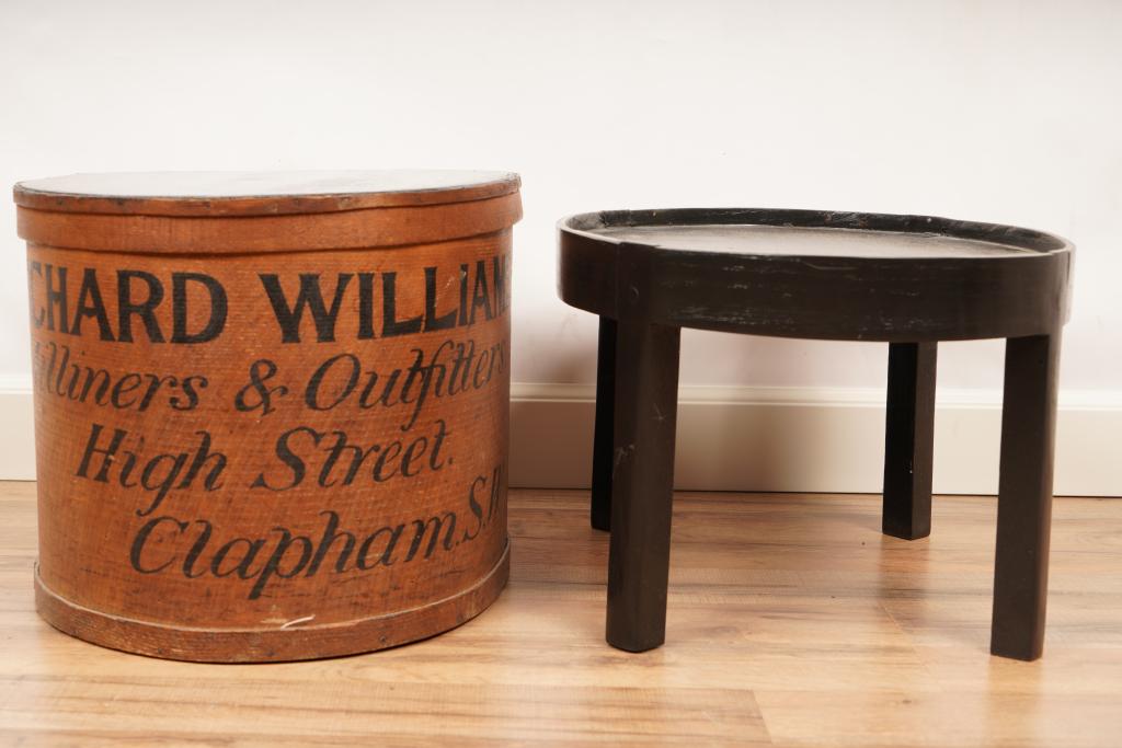 19thC English Hat Box on Stand Richard Williams (1 of 6)