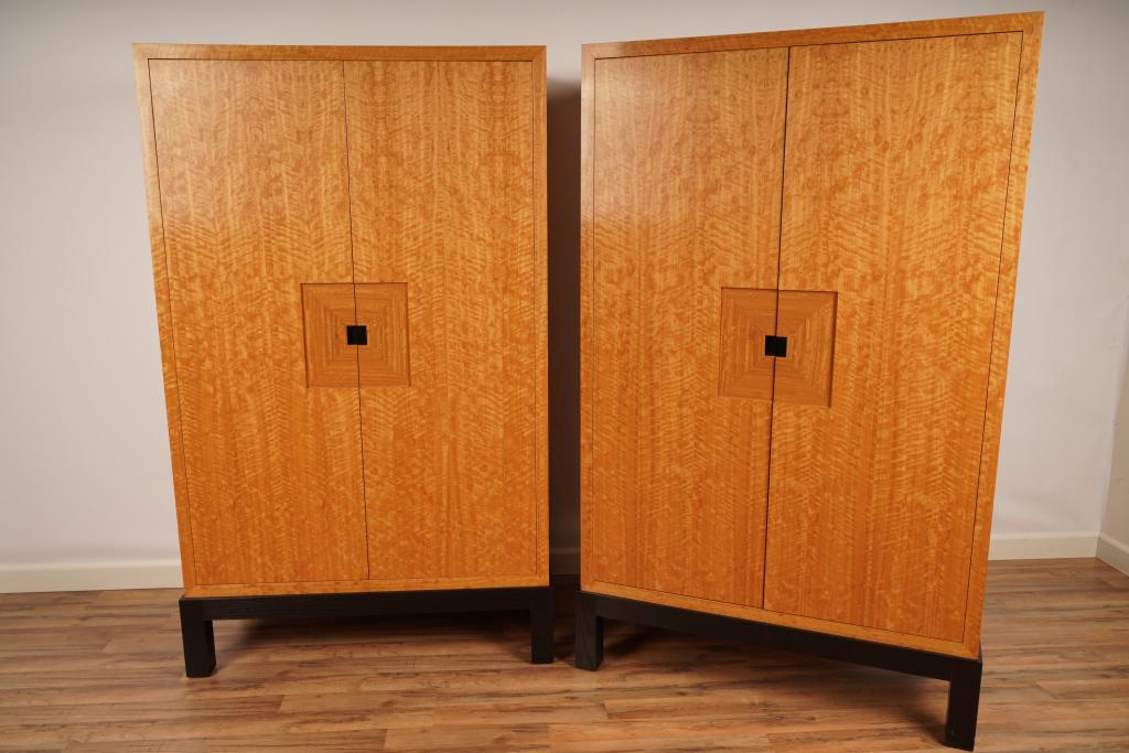 Pair Berman Rosetti 2 Door Cabinets (1 of 6)