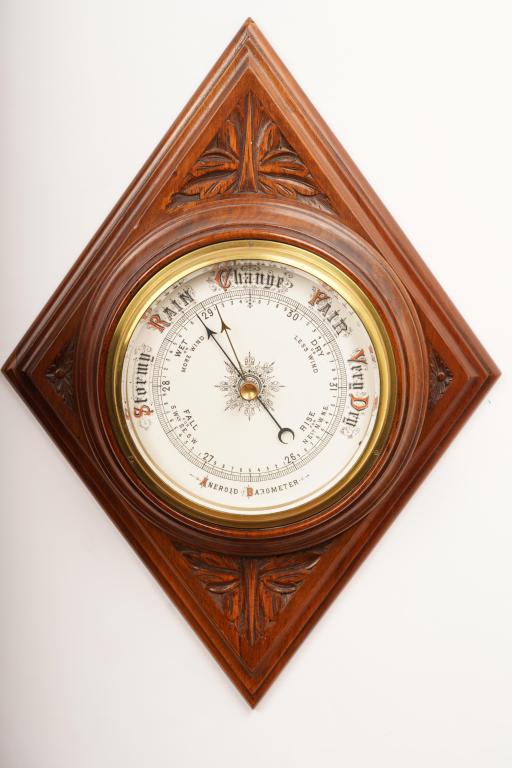 Victorian Polished Walnut Barometer c 1880 (1 of 3)