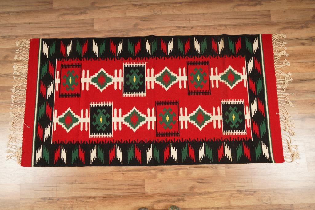 MCM Wool Rug Wall Hanging (1 of 4)
