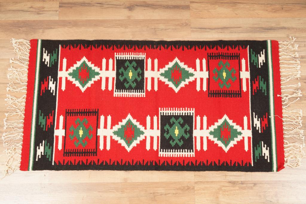 MCM Wool Rug Wall Hanging (1 of 4)